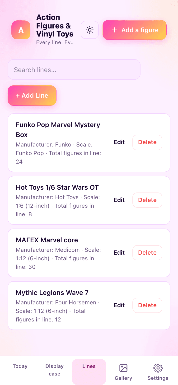 Lines screen