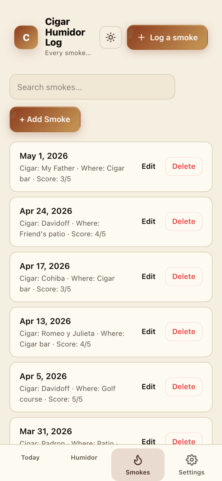 Smokes screen